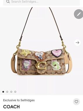 Coach x Brain Dead Signature Tabby 26 Jacquard Canvas Shoulder Bag
